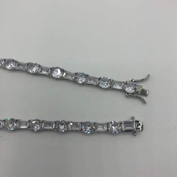 63ct Multi-Stone Tennis Necklace - Picture 8 of 14